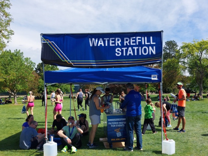 Kleanatap Water Wagon at a race