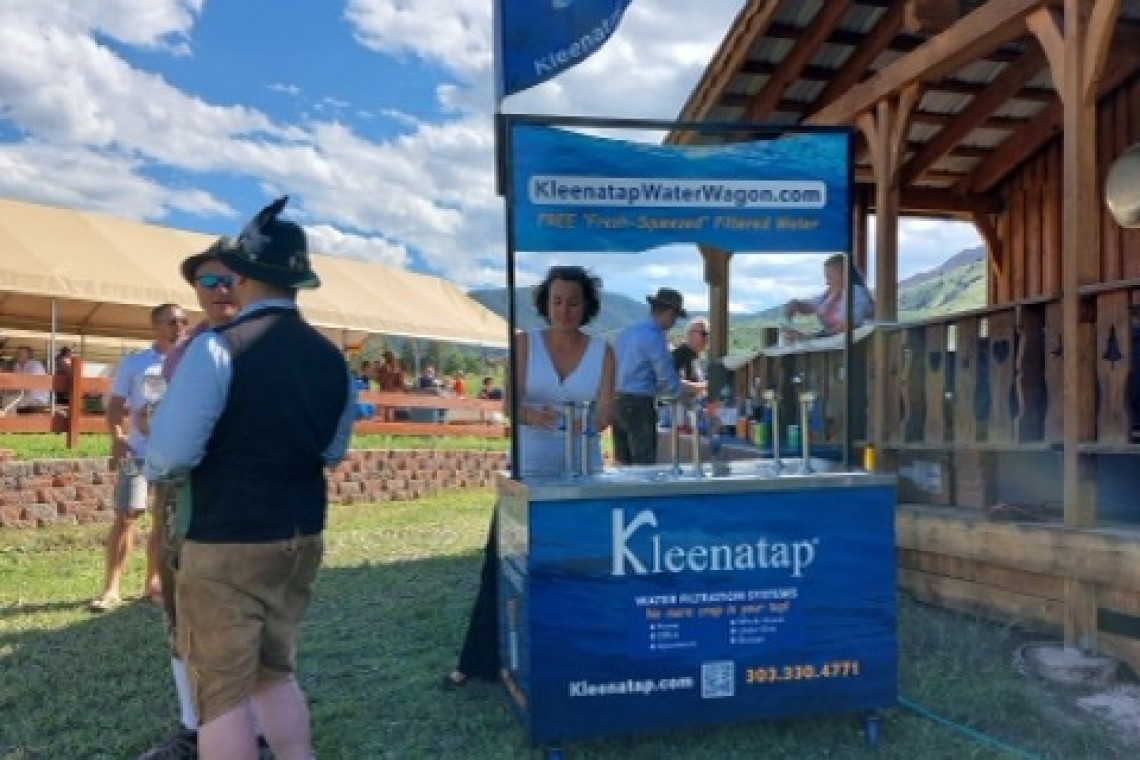 Kleanatap Water Wagon at Octoberfest